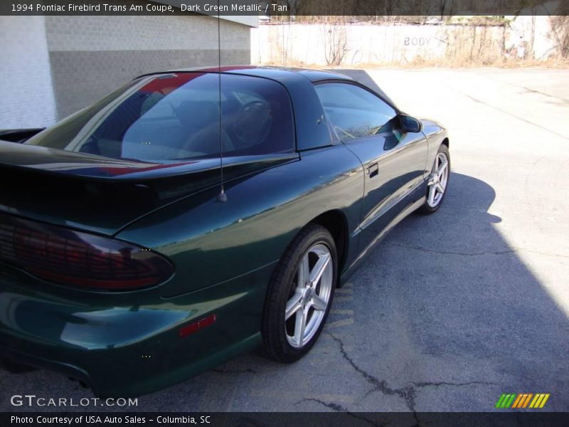 Dark Green Metallic / Tan 1994 Pontiac Firebird Trans Am Coupe