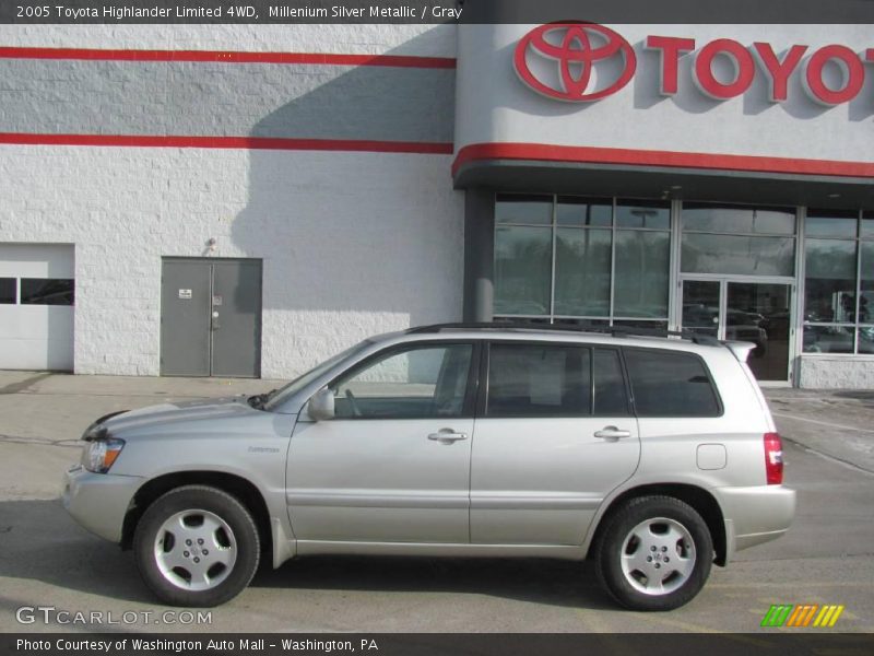 Millenium Silver Metallic / Gray 2005 Toyota Highlander Limited 4WD