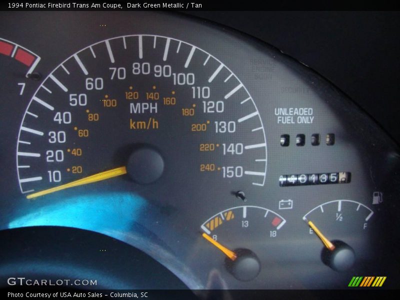 Dark Green Metallic / Tan 1994 Pontiac Firebird Trans Am Coupe
