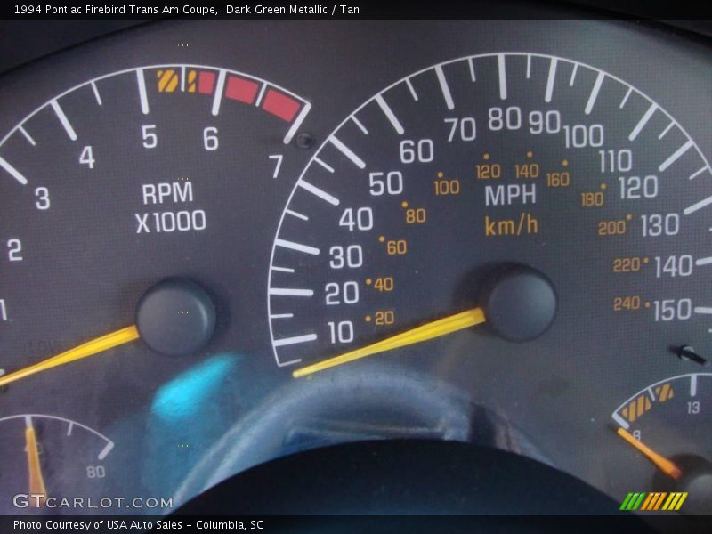 Dark Green Metallic / Tan 1994 Pontiac Firebird Trans Am Coupe