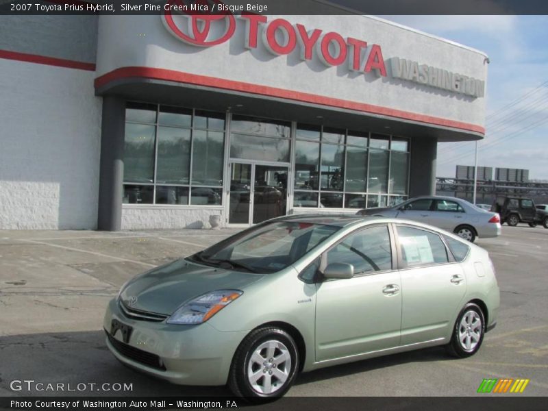 Silver Pine Green Mica / Bisque Beige 2007 Toyota Prius Hybrid