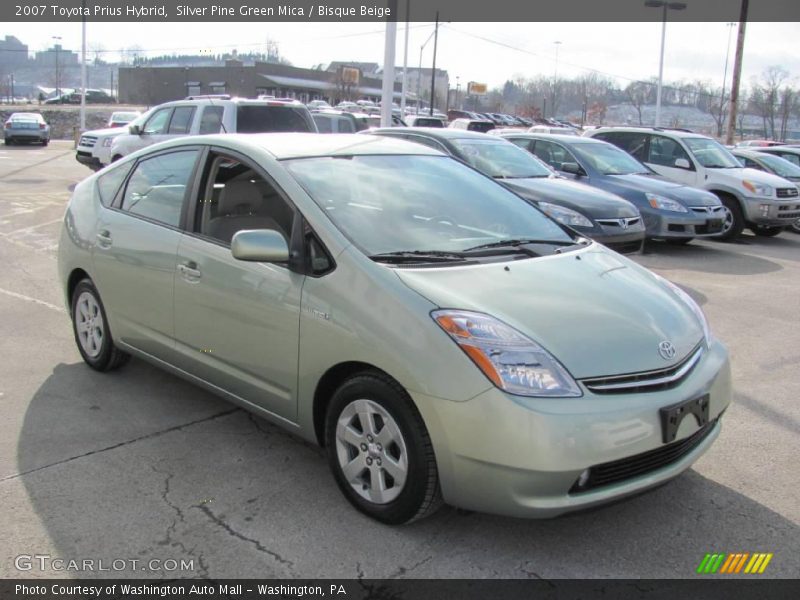 Silver Pine Green Mica / Bisque Beige 2007 Toyota Prius Hybrid