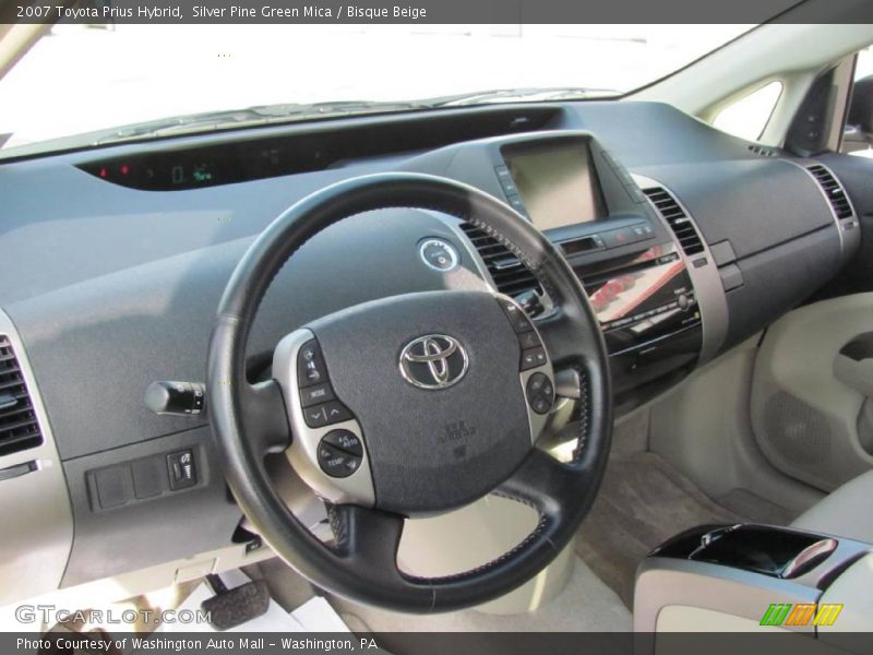 Silver Pine Green Mica / Bisque Beige 2007 Toyota Prius Hybrid