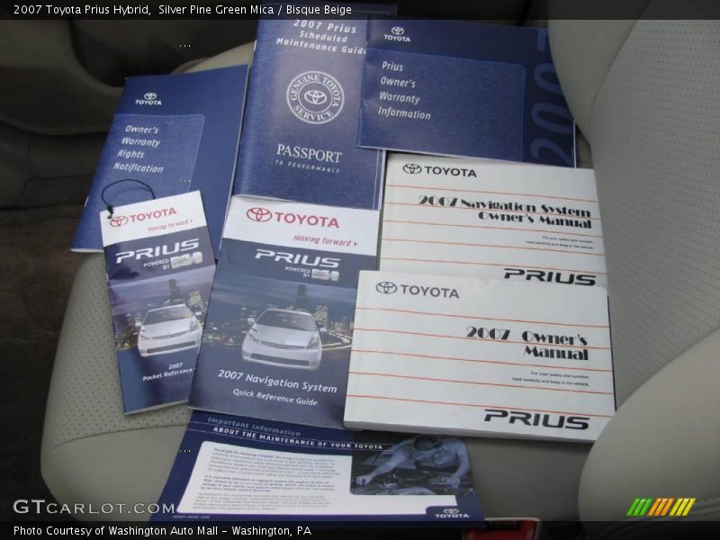 Silver Pine Green Mica / Bisque Beige 2007 Toyota Prius Hybrid