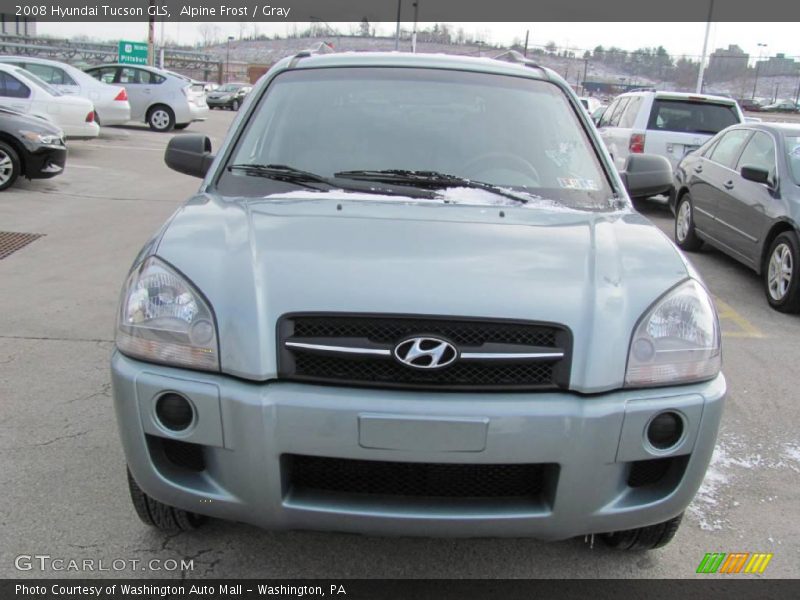 Alpine Frost / Gray 2008 Hyundai Tucson GLS