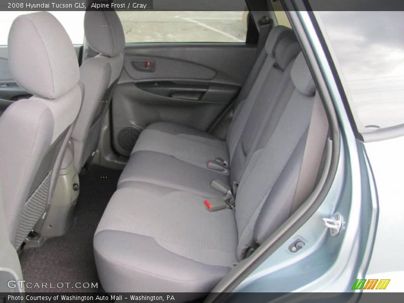 Alpine Frost / Gray 2008 Hyundai Tucson GLS