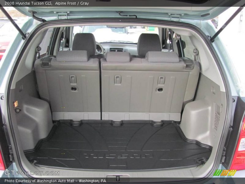 Alpine Frost / Gray 2008 Hyundai Tucson GLS