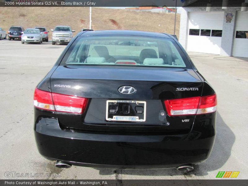 Ebony Black / Gray 2006 Hyundai Sonata GLS V6