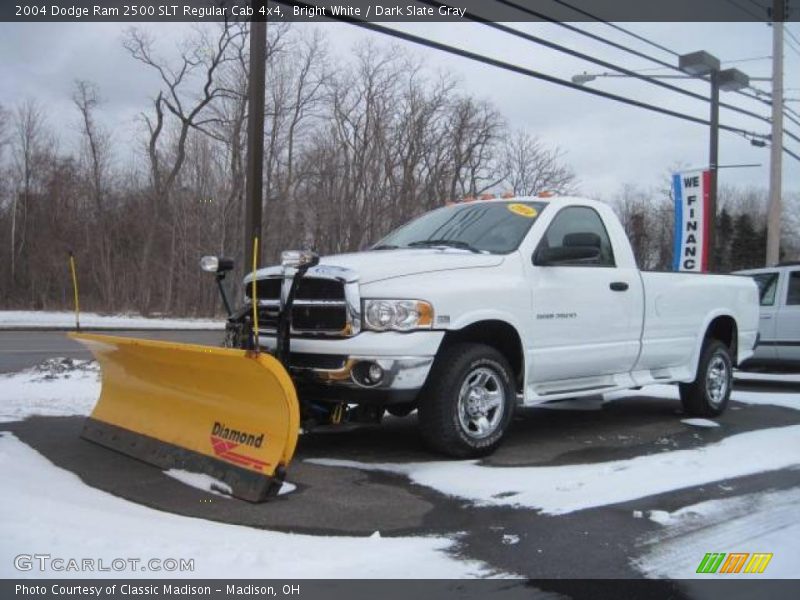 Bright White / Dark Slate Gray 2004 Dodge Ram 2500 SLT Regular Cab 4x4