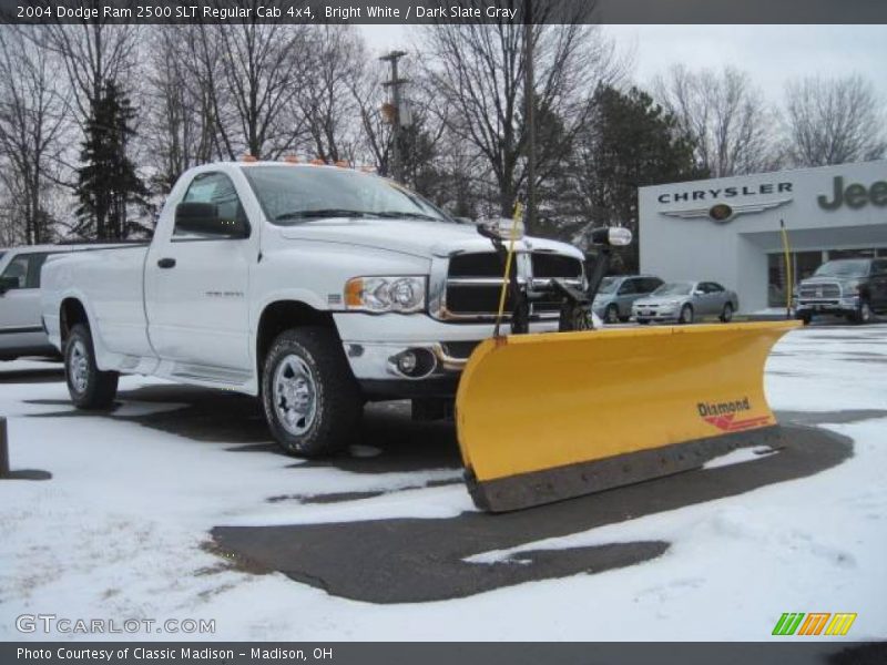 Bright White / Dark Slate Gray 2004 Dodge Ram 2500 SLT Regular Cab 4x4