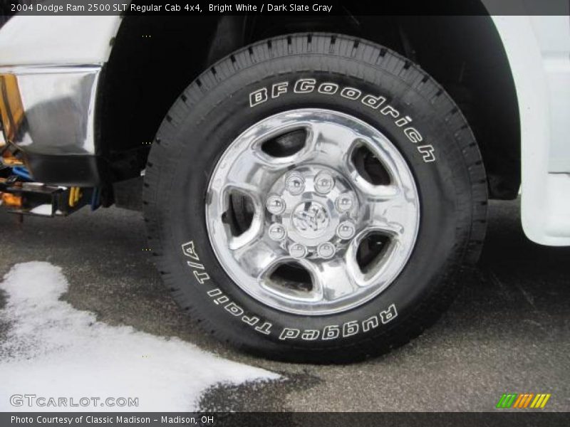 Bright White / Dark Slate Gray 2004 Dodge Ram 2500 SLT Regular Cab 4x4