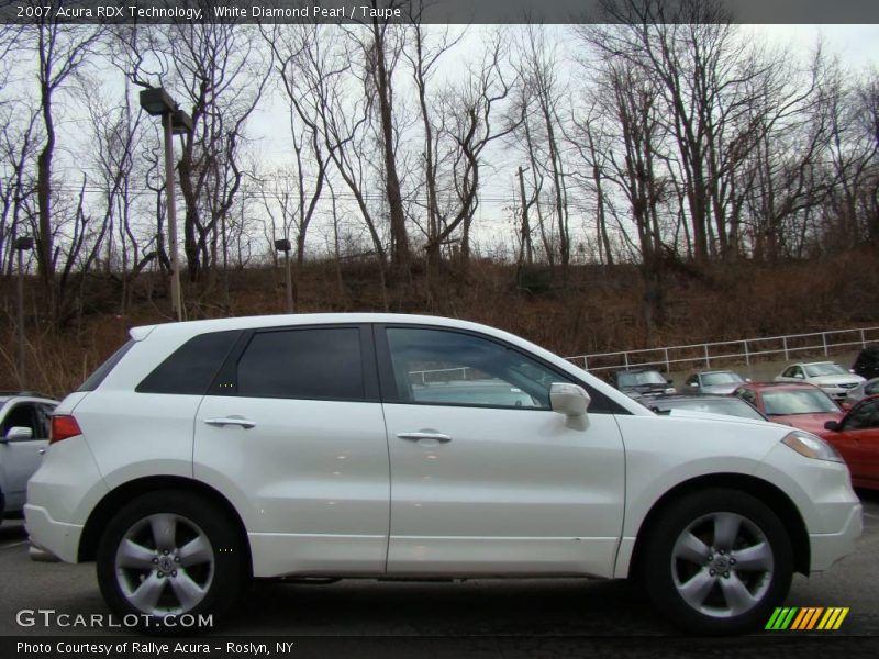 White Diamond Pearl / Taupe 2007 Acura RDX Technology