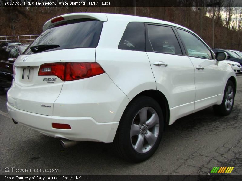 White Diamond Pearl / Taupe 2007 Acura RDX Technology