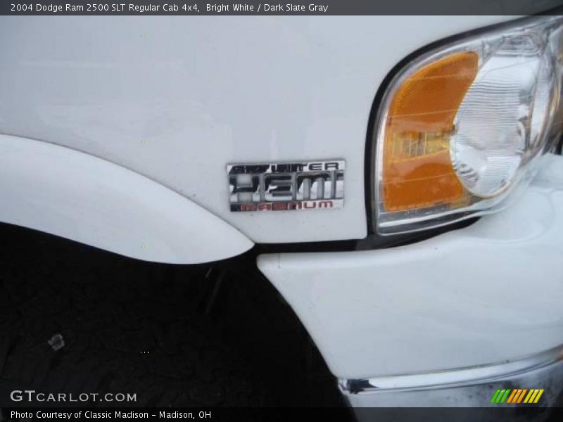 Bright White / Dark Slate Gray 2004 Dodge Ram 2500 SLT Regular Cab 4x4