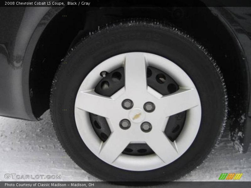 Black / Gray 2008 Chevrolet Cobalt LS Coupe
