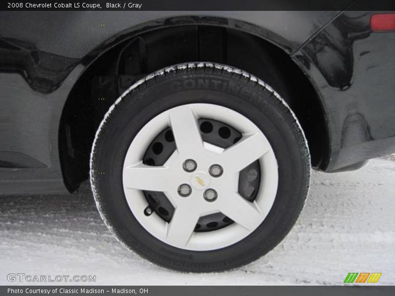 Black / Gray 2008 Chevrolet Cobalt LS Coupe