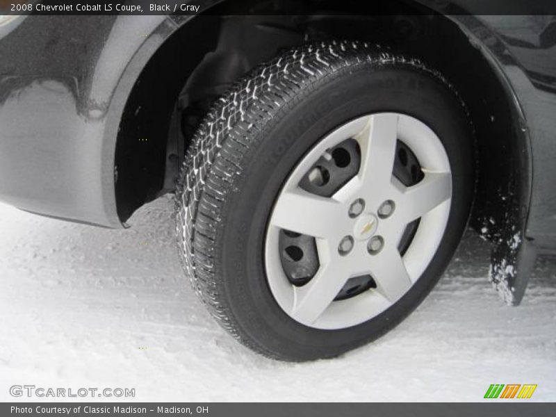 Black / Gray 2008 Chevrolet Cobalt LS Coupe