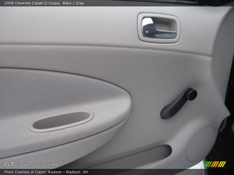 Black / Gray 2008 Chevrolet Cobalt LS Coupe