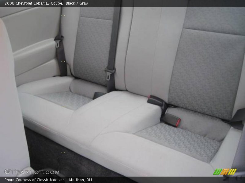 Black / Gray 2008 Chevrolet Cobalt LS Coupe