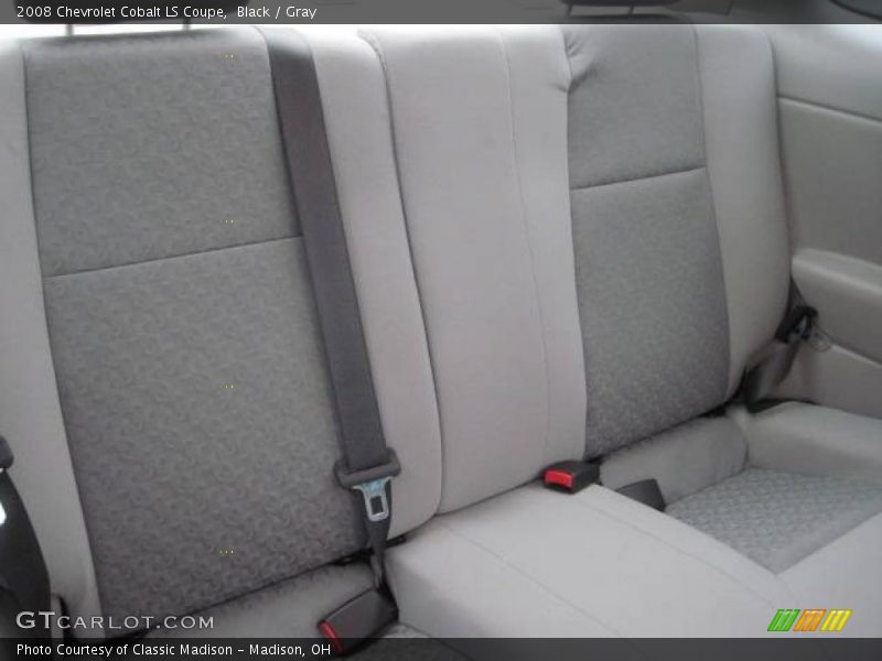 Black / Gray 2008 Chevrolet Cobalt LS Coupe