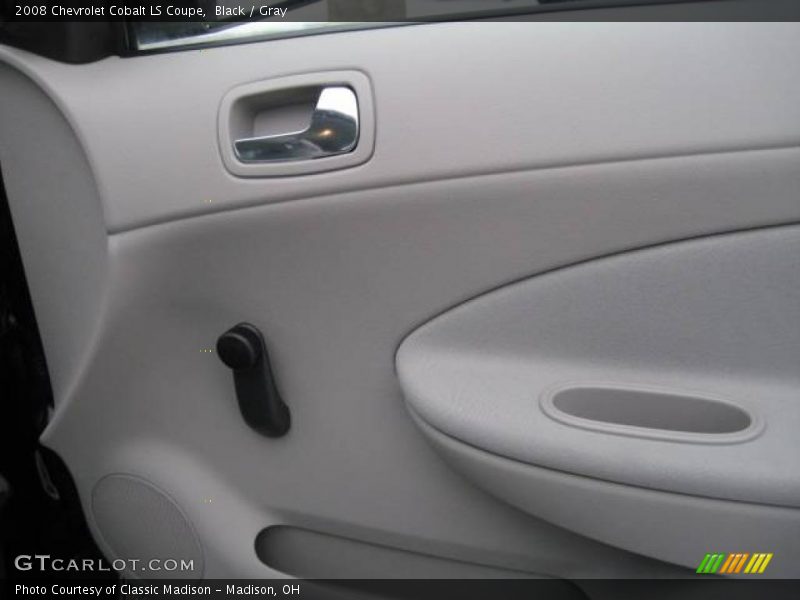 Black / Gray 2008 Chevrolet Cobalt LS Coupe