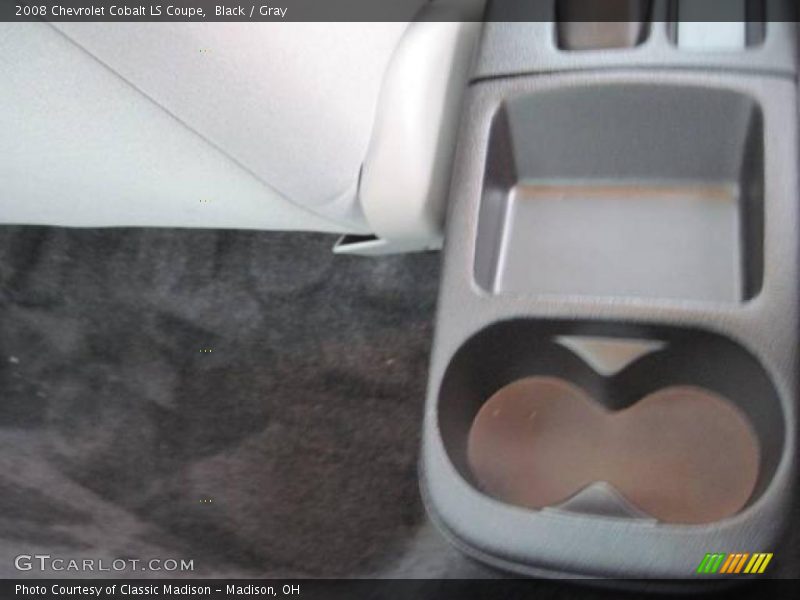 Black / Gray 2008 Chevrolet Cobalt LS Coupe