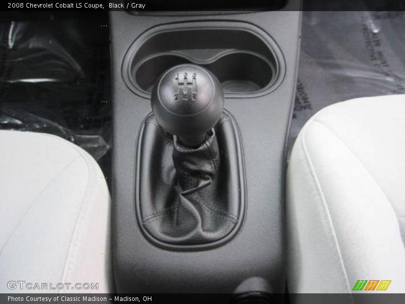 Black / Gray 2008 Chevrolet Cobalt LS Coupe