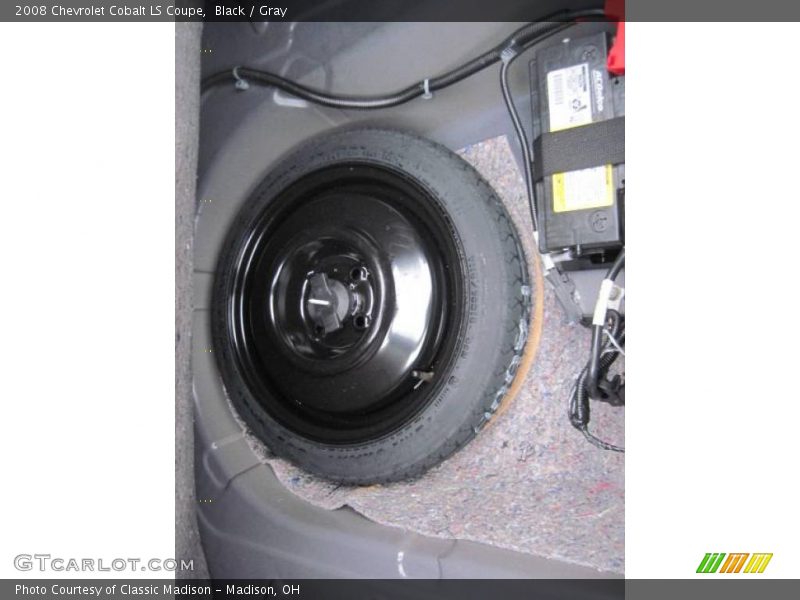 Black / Gray 2008 Chevrolet Cobalt LS Coupe
