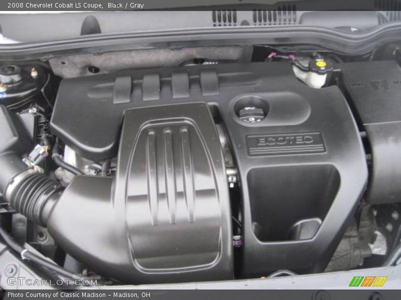 Black / Gray 2008 Chevrolet Cobalt LS Coupe