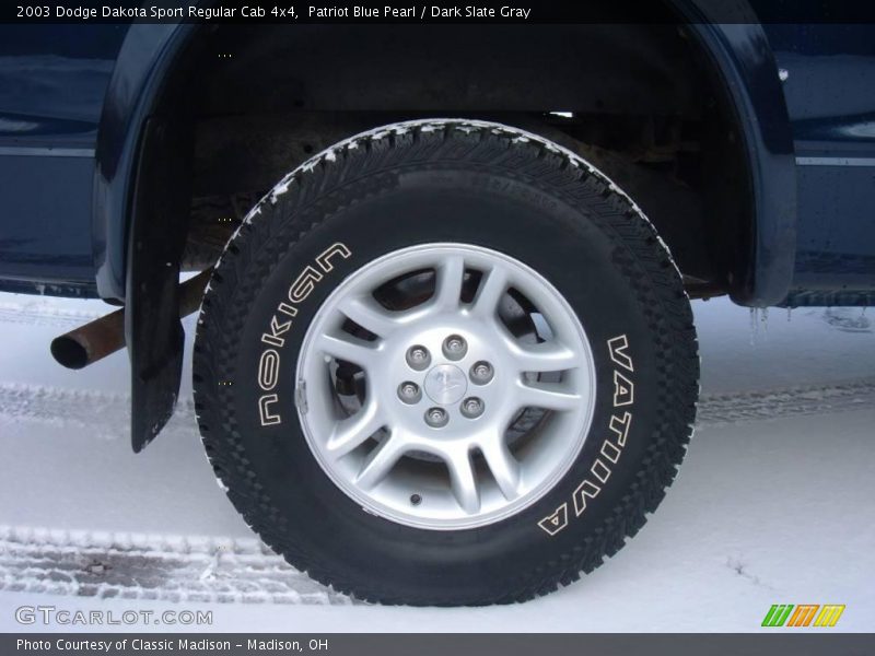 Patriot Blue Pearl / Dark Slate Gray 2003 Dodge Dakota Sport Regular Cab 4x4