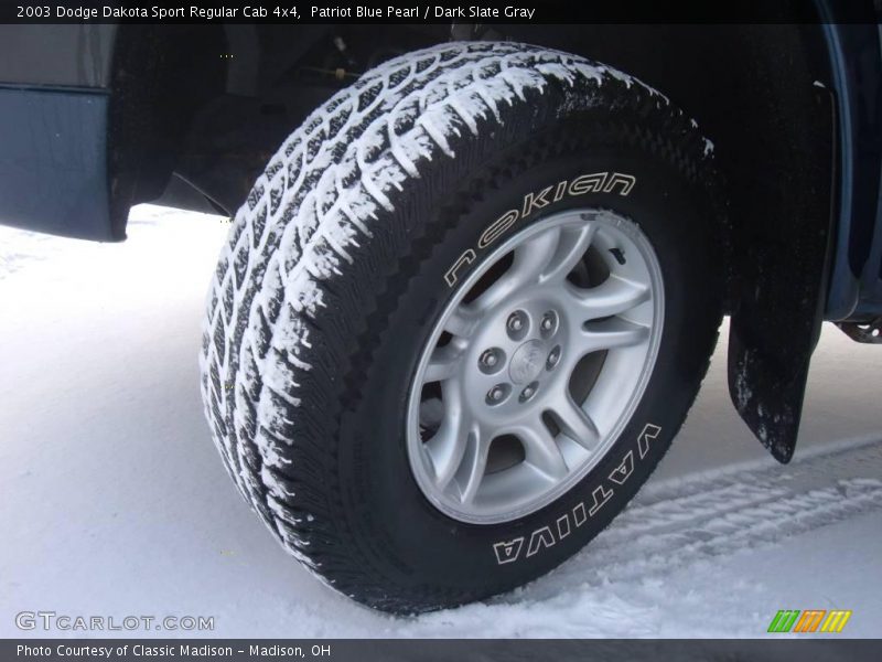 Patriot Blue Pearl / Dark Slate Gray 2003 Dodge Dakota Sport Regular Cab 4x4