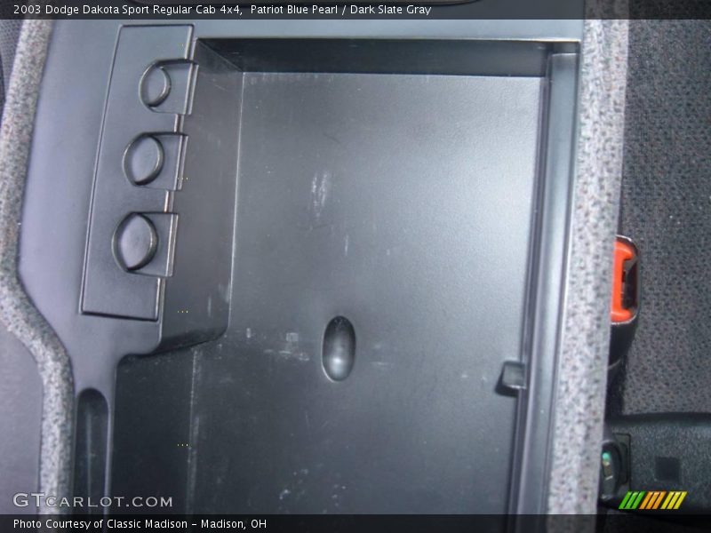 Patriot Blue Pearl / Dark Slate Gray 2003 Dodge Dakota Sport Regular Cab 4x4