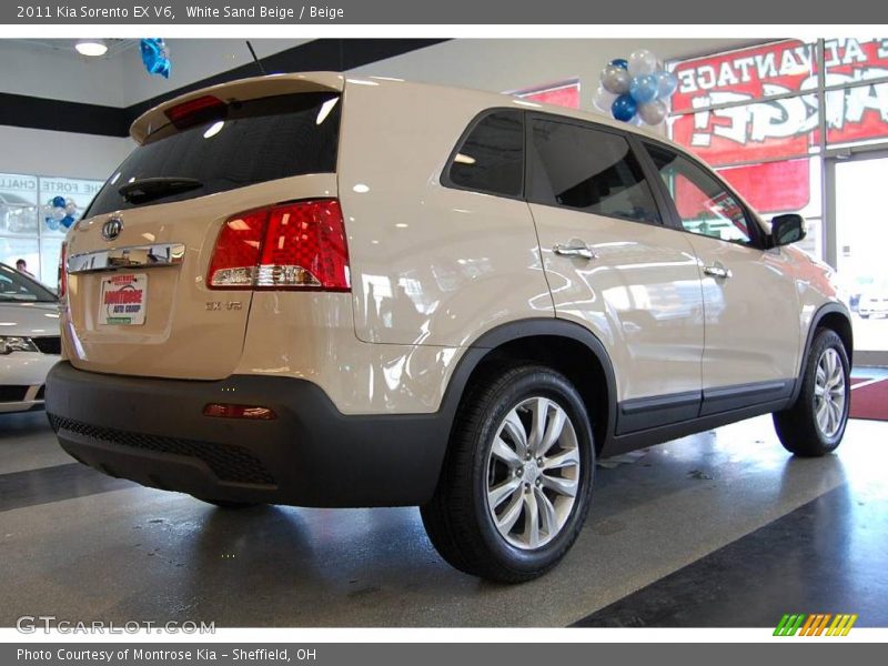 White Sand Beige / Beige 2011 Kia Sorento EX V6