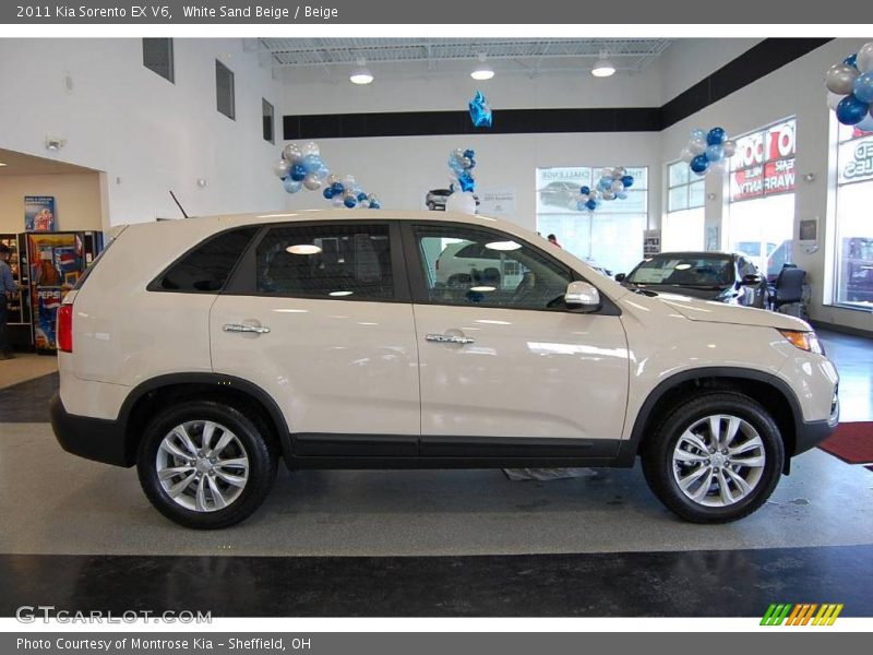 White Sand Beige / Beige 2011 Kia Sorento EX V6