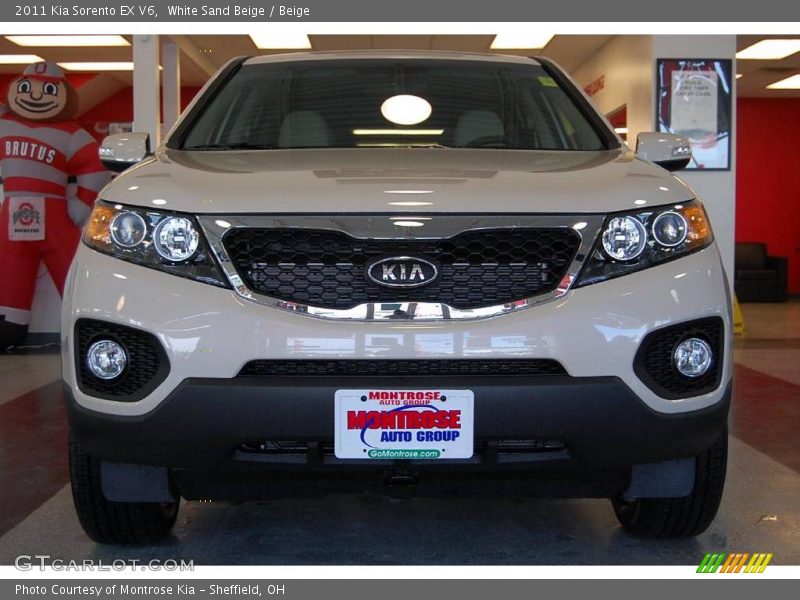 White Sand Beige / Beige 2011 Kia Sorento EX V6