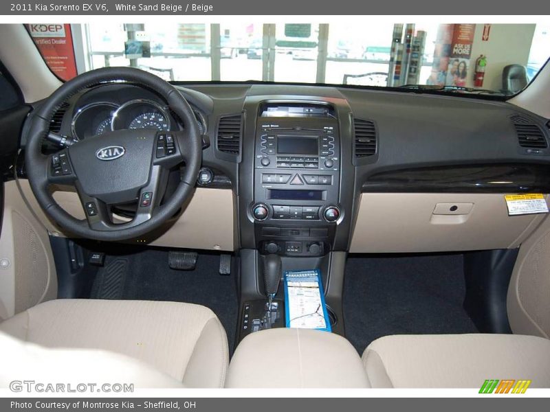 White Sand Beige / Beige 2011 Kia Sorento EX V6