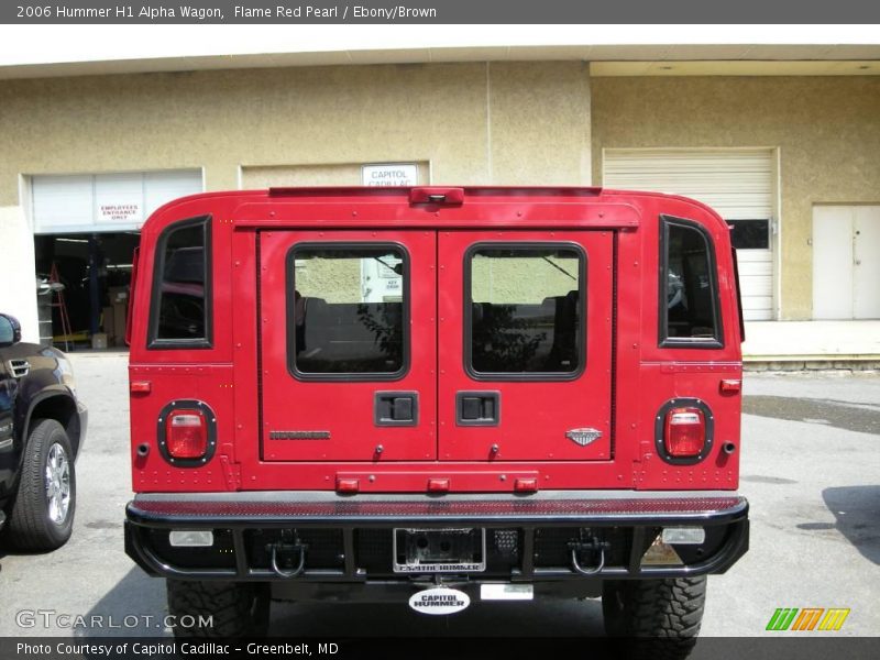 Flame Red Pearl / Ebony/Brown 2006 Hummer H1 Alpha Wagon