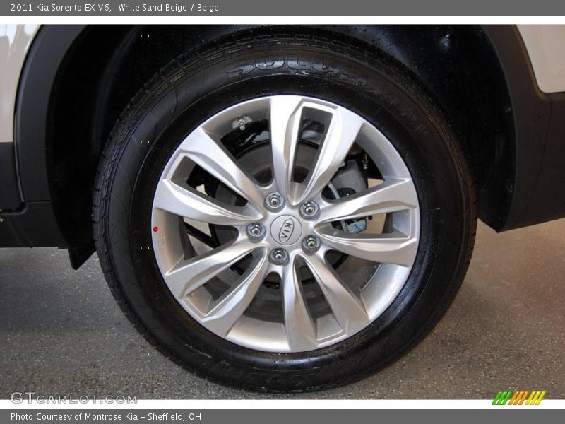 White Sand Beige / Beige 2011 Kia Sorento EX V6