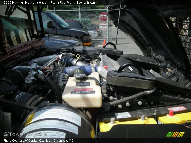 Flame Red Pearl / Ebony/Brown 2006 Hummer H1 Alpha Wagon