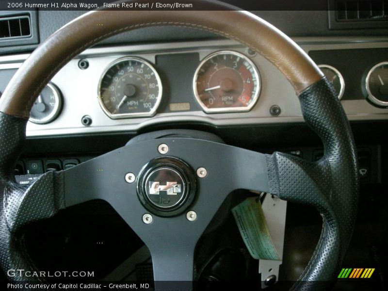 Flame Red Pearl / Ebony/Brown 2006 Hummer H1 Alpha Wagon