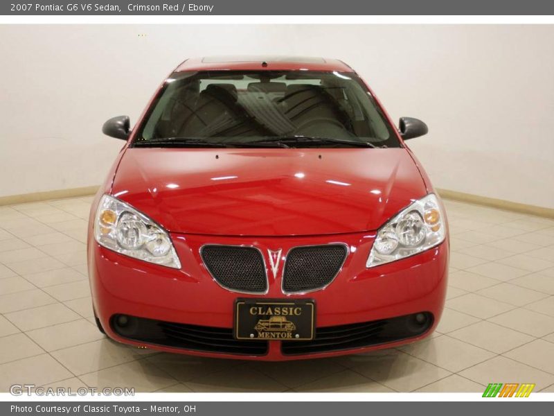 Crimson Red / Ebony 2007 Pontiac G6 V6 Sedan