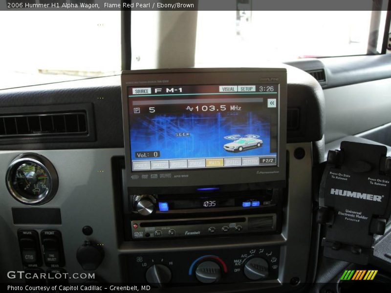 Flame Red Pearl / Ebony/Brown 2006 Hummer H1 Alpha Wagon