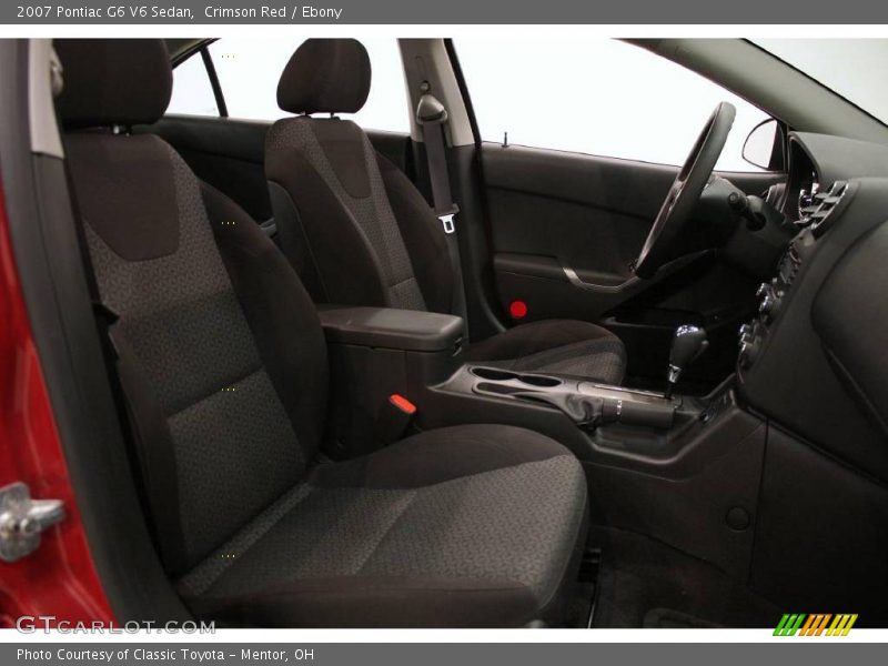 Crimson Red / Ebony 2007 Pontiac G6 V6 Sedan
