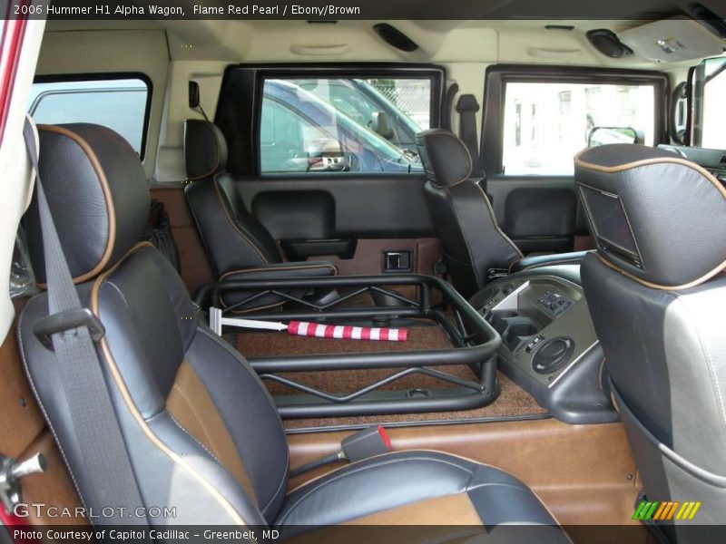 Flame Red Pearl / Ebony/Brown 2006 Hummer H1 Alpha Wagon