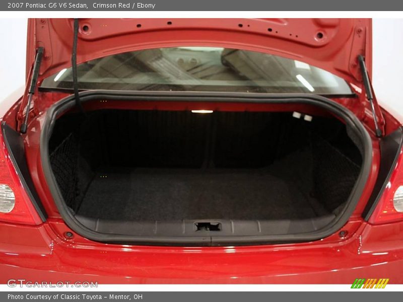 Crimson Red / Ebony 2007 Pontiac G6 V6 Sedan
