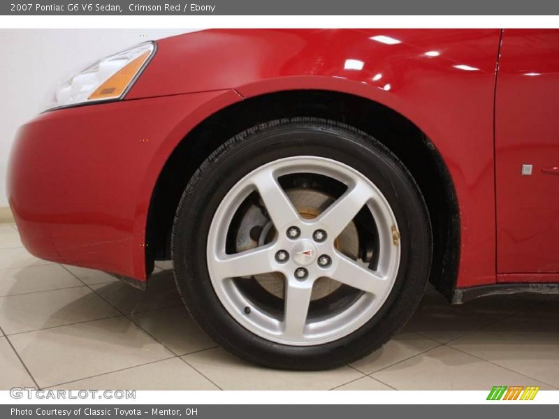 Crimson Red / Ebony 2007 Pontiac G6 V6 Sedan
