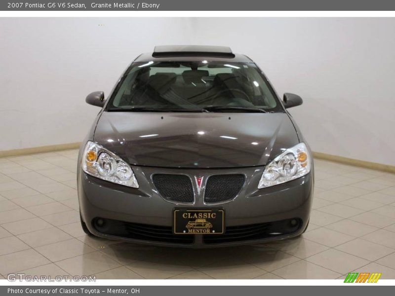 Granite Metallic / Ebony 2007 Pontiac G6 V6 Sedan