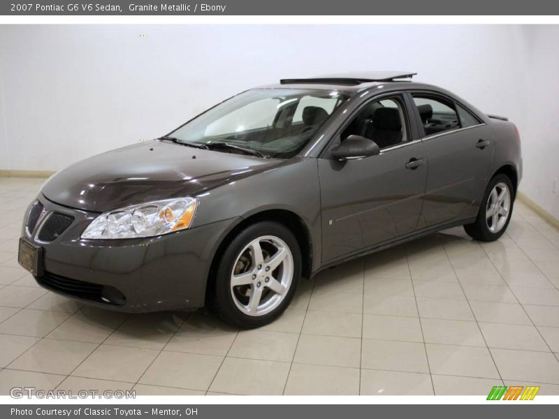Granite Metallic / Ebony 2007 Pontiac G6 V6 Sedan