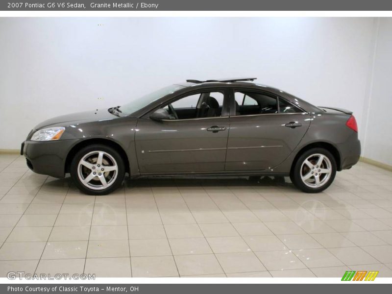 Granite Metallic / Ebony 2007 Pontiac G6 V6 Sedan