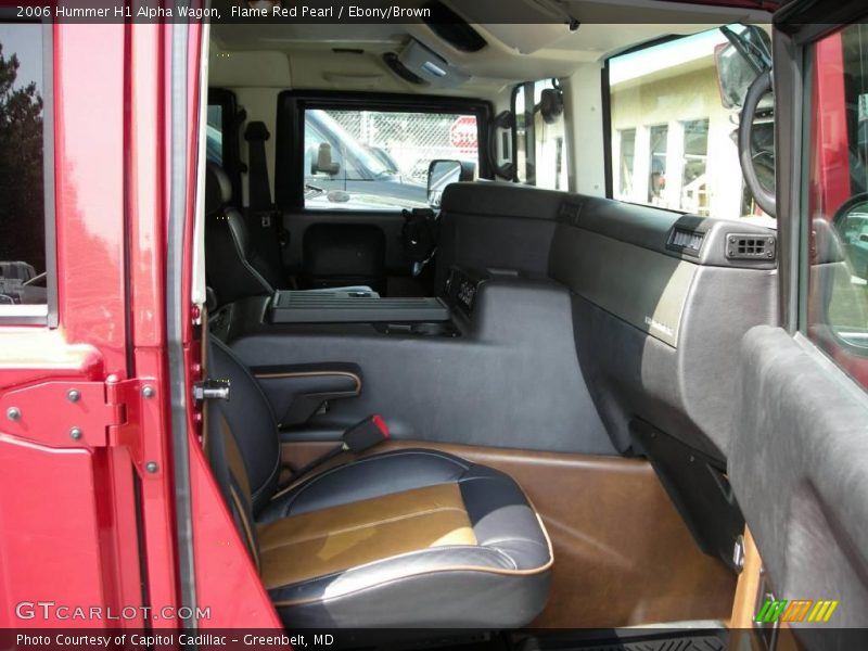 Flame Red Pearl / Ebony/Brown 2006 Hummer H1 Alpha Wagon